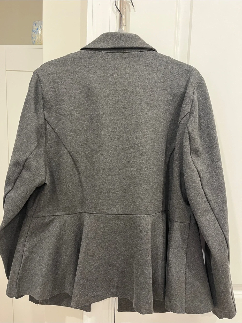 torrid Studio Charcoal Gray Shawl Collar Blazer